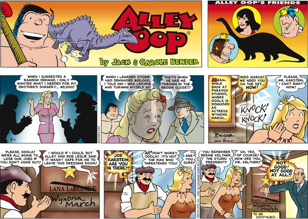 Alley Oop on Sunday March 1, 2015 Comic Strip