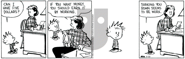 Calvin and Hobbes - Friday September 30, 2022 Comic Strip
