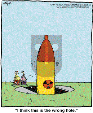 In the Bleachers - Thursday October 31, 2024 Comic Strip