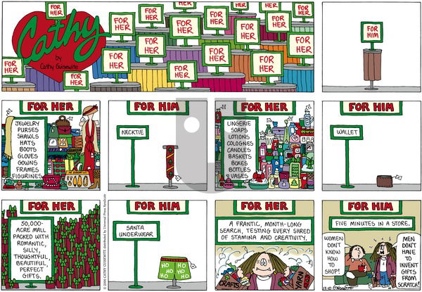 Cathy Classics on Sunday December 11, 2011 Comic Strip