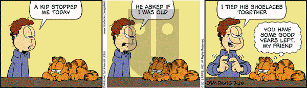 Garfield on Monday July 29, 2013 Comic Strip