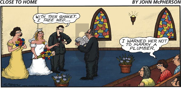 Close to Home on Sunday October 12, 2025 Comic Strip