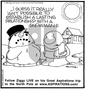 Ziggy on Tuesday April 13, 1999 Comic Strip