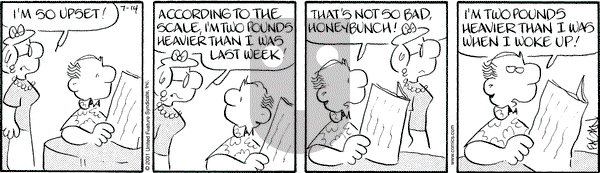Drabble on Saturday July 14, 2001 Comic Strip