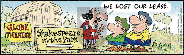 Frank and Ernest on Tuesday April 12, 2016 Comic Strip