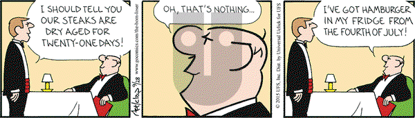 The Born Loser on Monday September 28, 2015 Comic Strip