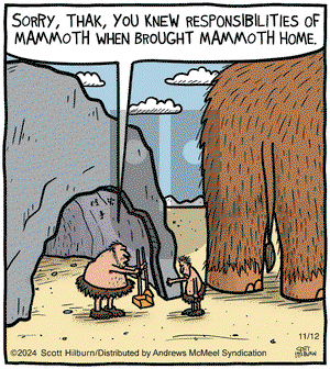 The Argyle Sweater - Tuesday November 12, 2024 Comic Strip