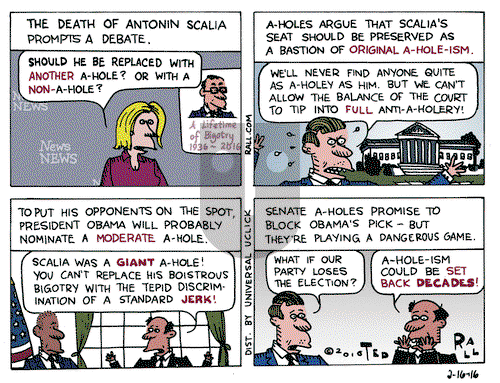 Ted Rall on Tuesday February 16, 2016 Comic Strip