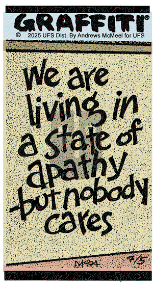 Graffiti on Saturday July 5, 2025 Comic Strip