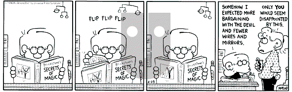 FoxTrot on Thursday April 25, 1996 Comic Strip