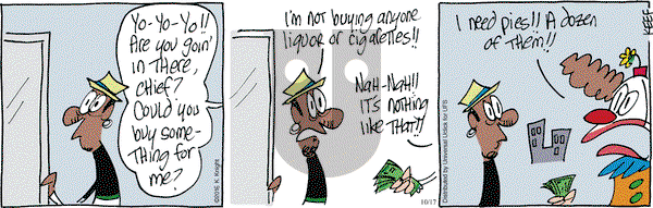 The Knight Life on Monday October 17, 2016 Comic Strip