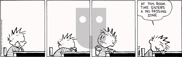 Calvin and Hobbes - Wednesday September 8, 1993 Comic Strip