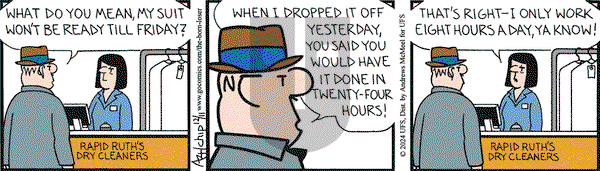 The Born Loser on Wednesday December 11, 2024 Comic Strip