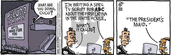 La Cucaracha - Thursday January 4, 2018 Comic Strip
