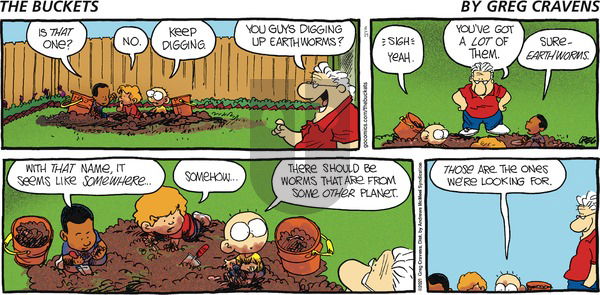 The Buckets on Sunday August 15, 2021 Comic Strip
