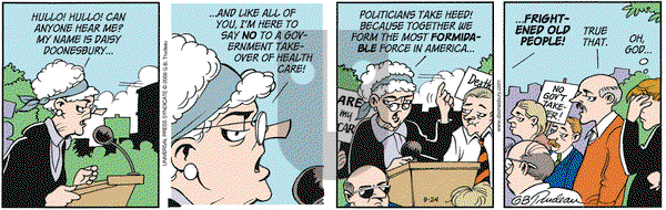 Doonesbury on Thursday September 24, 2009 Comic Strip