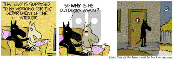 Dark Side of the Horse - Friday June 7, 2013 Comic Strip