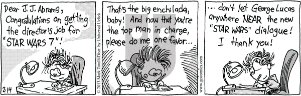 Heart of the City on Thursday February 14, 2013 Comic Strip