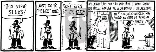 Overboard on Wednesday February 9, 2000 Comic Strip