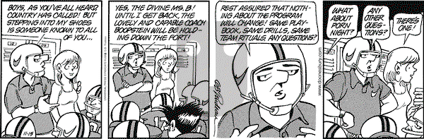 Doonesbury - Friday November 15, 2002 Comic Strip