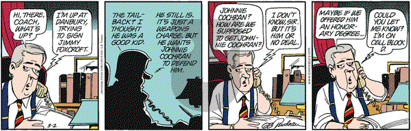 Doonesbury on Friday March 2, 2001 Comic Strip