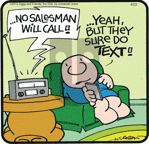 Ziggy on Tuesday April 23, 2013 Comic Strip