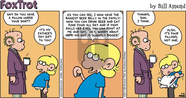 FoxTrot on Sunday June 18, 2017 Comic Strip