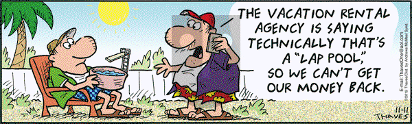 Frank and Ernest on Monday November 11, 2019 Comic Strip