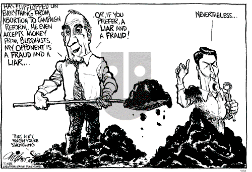 Pat Oliphant on Monday January 31, 2000 Comic Strip