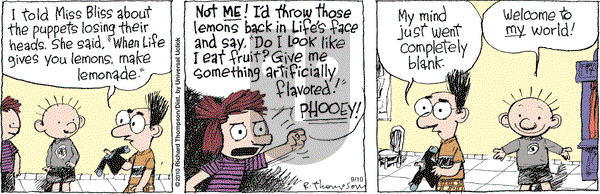 Cul de Sac on Friday September 10, 2010 Comic Strip