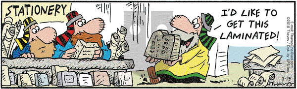 Frank and Ernest on Saturday March 13, 2010 Comic Strip