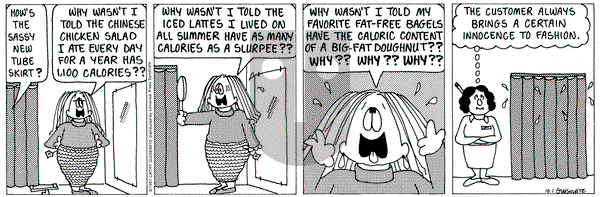 Cathy Classics on Wednesday October 1, 1997 Comic Strip