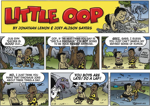 Alley Oop on Sunday January 13, 2019 Comic Strip
