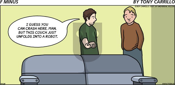 F Minus on Sunday October 26, 2014 Comic Strip