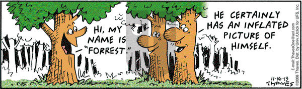 Frank and Ernest on Saturday November 16, 2013 Comic Strip