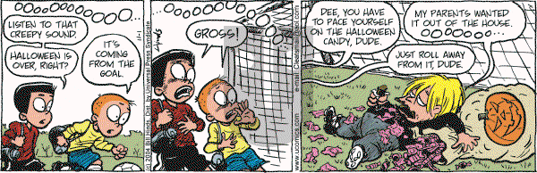 Cleats - Monday November 1, 2004 Comic Strip