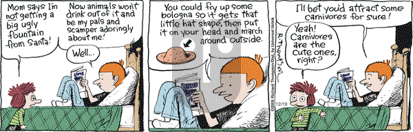 Cul de Sac on Friday December 19, 2014 Comic Strip