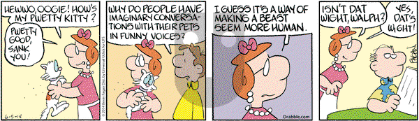 Drabble on Thursday June 5, 2014 Comic Strip