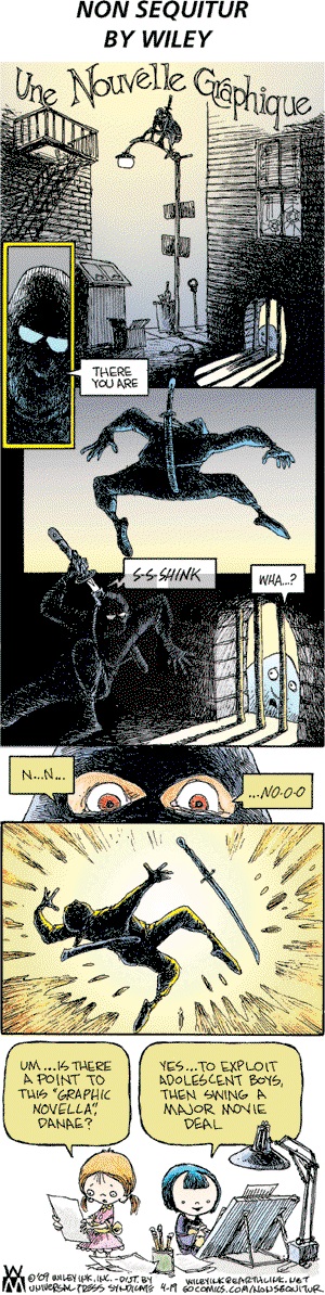 Non Sequitur on Sunday April 19, 2009 Comic Strip