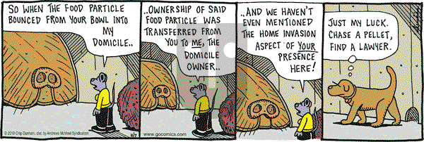 Overboard on Thursday November 7, 2019 Comic Strip