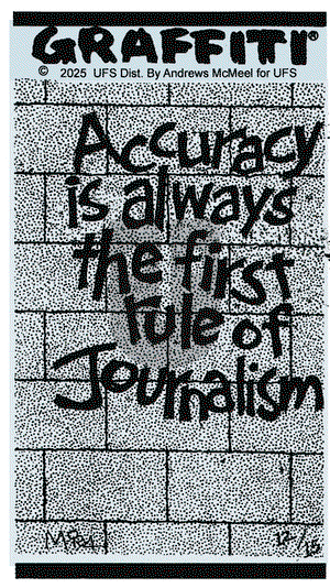 Graffiti on Monday December 15, 2025 Comic Strip