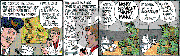 Monty on Thursday March 5, 2015 Comic Strip