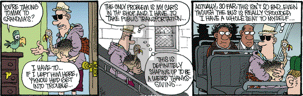 Monty - Thursday November 25, 2021 Comic Strip