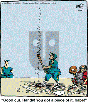 In the Bleachers - Friday March 25, 2011 Comic Strip