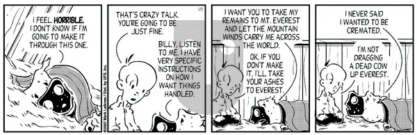 Cow and Boy Classics on Friday January 12, 2007 Comic Strip
