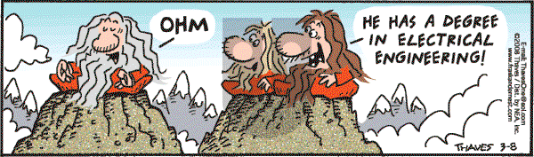 Frank and Ernest - Saturday March 8, 2008 Comic Strip