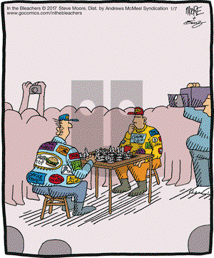 In the Bleachers on Saturday January 7, 2017 Comic Strip