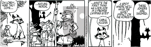 Over the Hedge on Monday April 4, 2005 Comic Strip