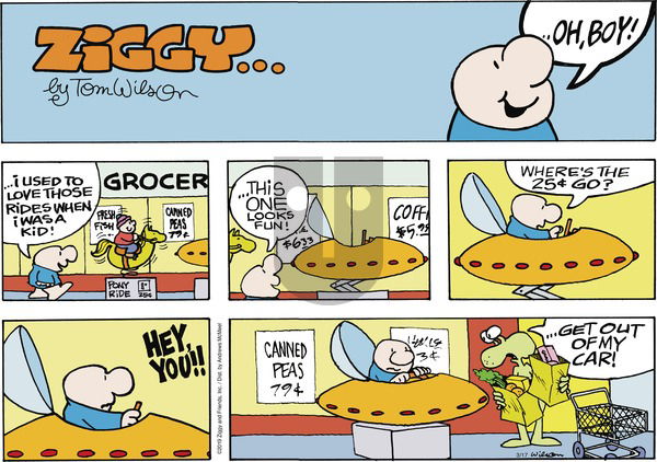 Ziggy on Sunday March 17, 2019 Comic Strip