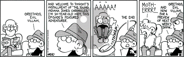 FoxTrot on Friday August 14, 1992 Comic Strip